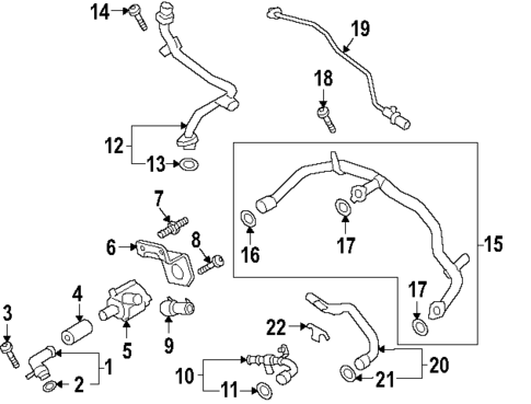 Hoses & Lines for 2025 Porsche Cayenne #0