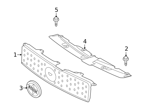 Grille & Components for 2008 Scion xB #0