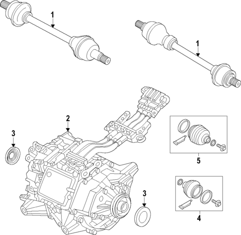 Rear Axle for 2023 Volvo XC90 #0