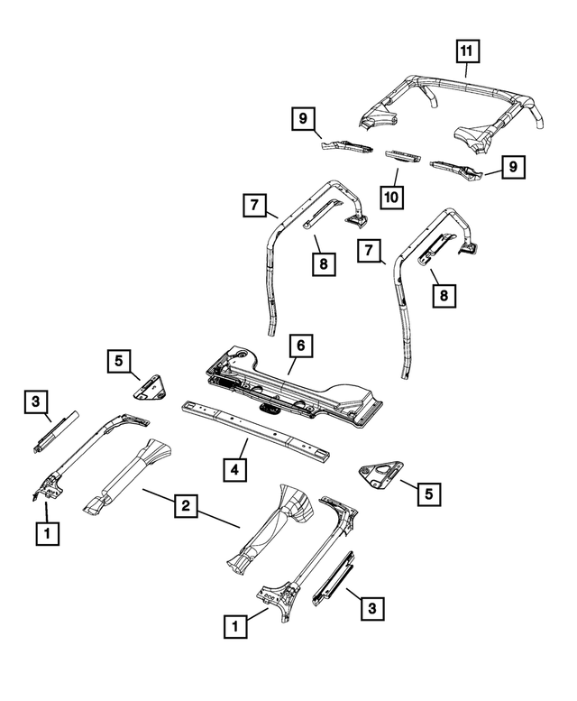 55395589AE - : Sport Bar for Mopar Image