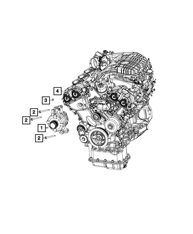 « 6502720 – Electrical : Collerette Hexagonale De Blocage Ecrou, Montage pour Mopar Image »