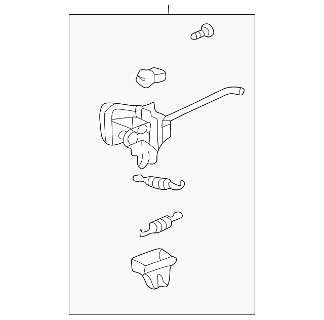 64610-02071 - Lock Assembly 2003-2008 Toyota Corolla | Longo