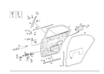 2107301605 - Rear Doors: Door, Body-in-White for Mercedes-Benz Image