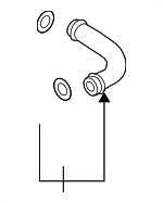 1K0145838S - Belts &amp; Cooling: Inter-cooler Pipe for Volkswagen Image