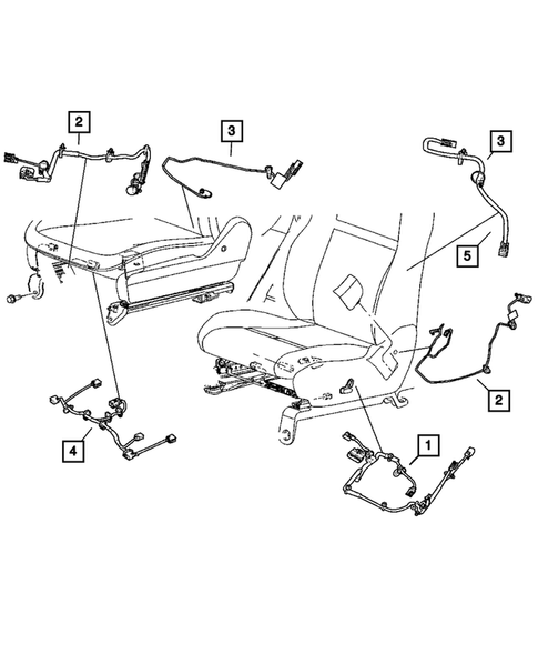 Wiring-Body and Accessories for 2010 Chrysler Sebring #0