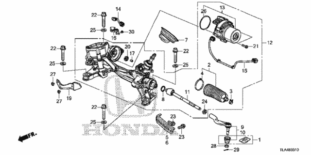 P.S. Gear Box for 2020 Honda CR-V #0