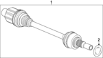 86797570 - : Axle Assembly for GM Image