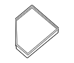 13718635102 - Engine: Air Filter for BMW: M2, M240i, M240i xDrive, M340i, M340i xDrive, M440i, M440i Gran Coupe, M440i xDrive, M440i xDrive Gran Coupe, Z4 Image