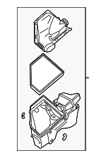 13718635100 - Engine: Air Cleaner Assembly for BMW: M340i, M340i xDrive, M440i, M440i xDrive Image