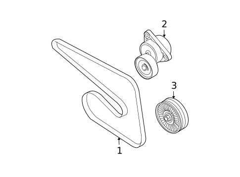 Belts & Pulleys for 2007 Chevrolet Aveo5 #0