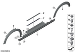 51775B4A533 - : Wheel Arch Trim, Rear Left for Mini Image