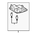 8126012600B0 - Body: Map Lamp for Toyota: Corolla Image