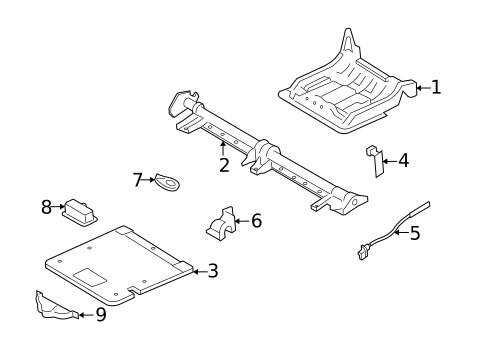 Rear Seat for 2005 Ford Freestyle #1