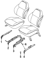 8683057B00 - Body: Seat Track for Suzuki Image