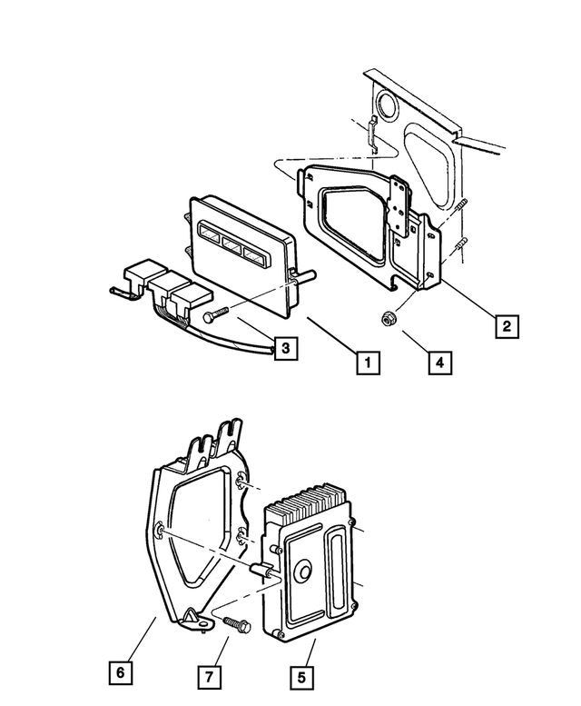 6503102 - Electrical: Hex Nut-coned Washer Nut And Washer for Mopar Image