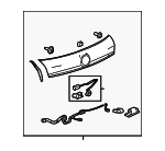 42621076 - : Primed Rear Closure Center Applique for Buick: Encore Image