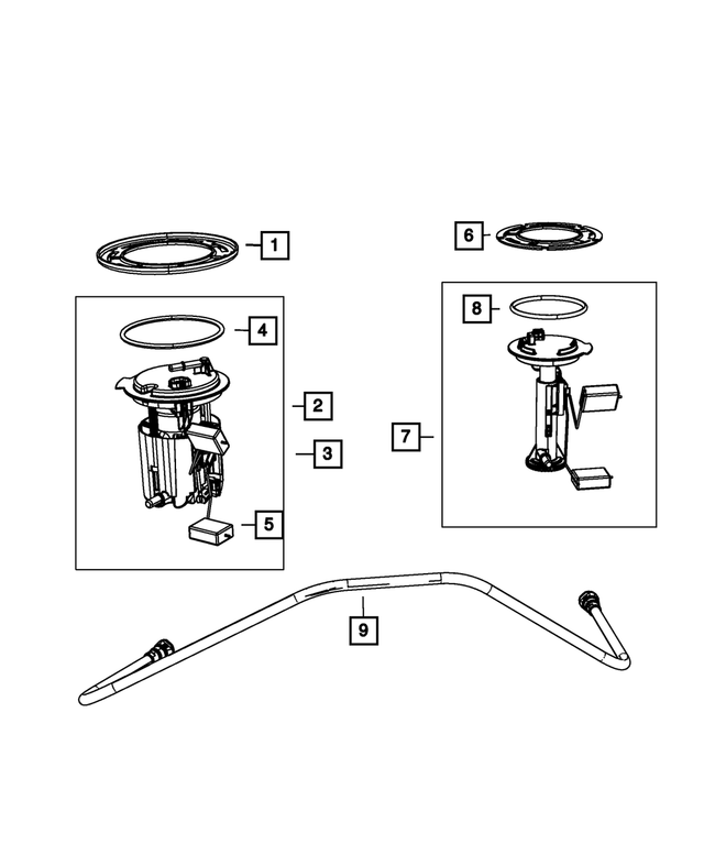 68662072AA - Fuel: Fuel Pump And Level Unit O Ring for Mopar Image image