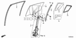 90115SFE004 - Body/Air Conditioning: BOLT, FLANGE (6X12) for Honda Image
