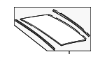 16465003096300 - Body: Roof Panel for Mercedes-Benz: ML 320, ML 350, ML 550, ML 63 AMG&amp;reg; Image image