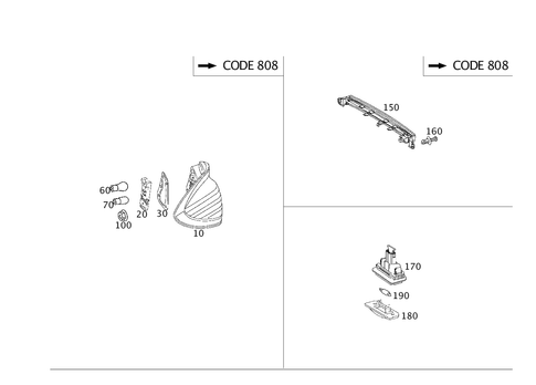 Rear Illumination for 2002 Mercedes-Benz C 320 #0