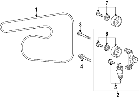 Belts & Pulleys for 2025 Honda Civic #0