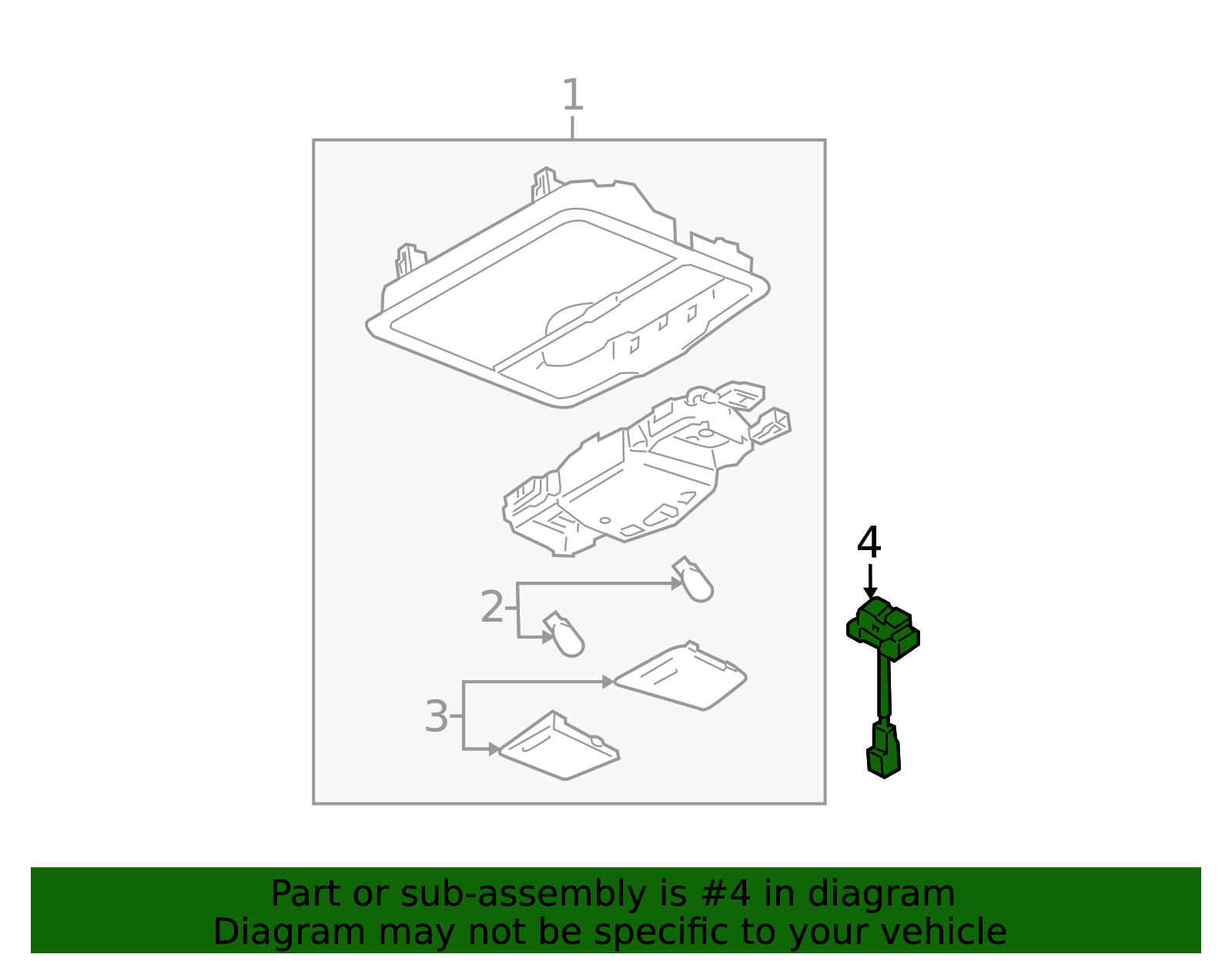 2008-2014 Nissan Sunroof Switch 25450-JU40A | OEM Parts Online