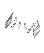 68603978AB - Electrical: Door Jumper Wiring for Mopar Image