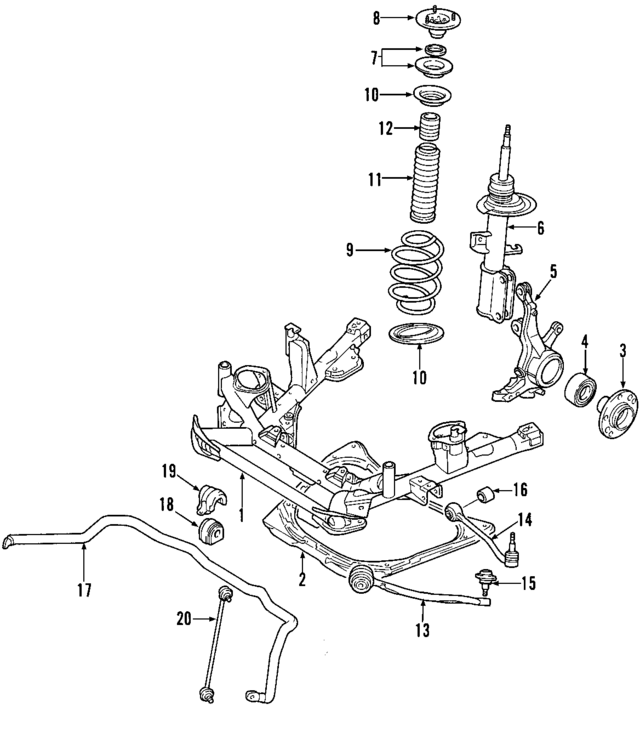31331096298 - Suspension: Stopper for BMW Image