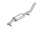 LR104336 - : Center Muffler for Land-Rover Image