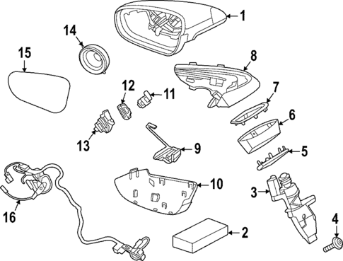 Outside Mirrors for 2023 Porsche 911 #0