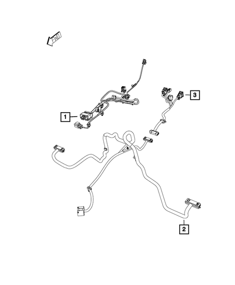 Wiring-Instrument Panel for 2018 Jeep Grand Cherokee #1
