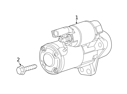 Starter for 2019 Chevrolet Colorado #1