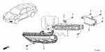 934010501204 - Electrical/Exhaust/Heater/Fuel: BOLT-WASHER (5X12) for Honda Image