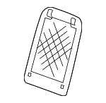 88996366 - : Rear Trim Panel for Chevrolet: Impala Image