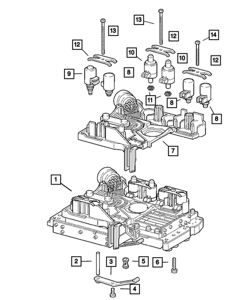 Valve Body for 2005 Dodge Sprinter 2500 #0