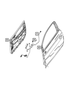68186549AB - Electrical: Front Door Wiring, Left for Fiat: 500 Image
