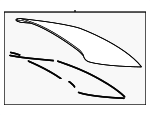 6480106221 - Body: Back Glass for Toyota Image