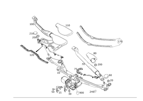 Pane Wiper for 2016 Mercedes-Benz SL 400 #0