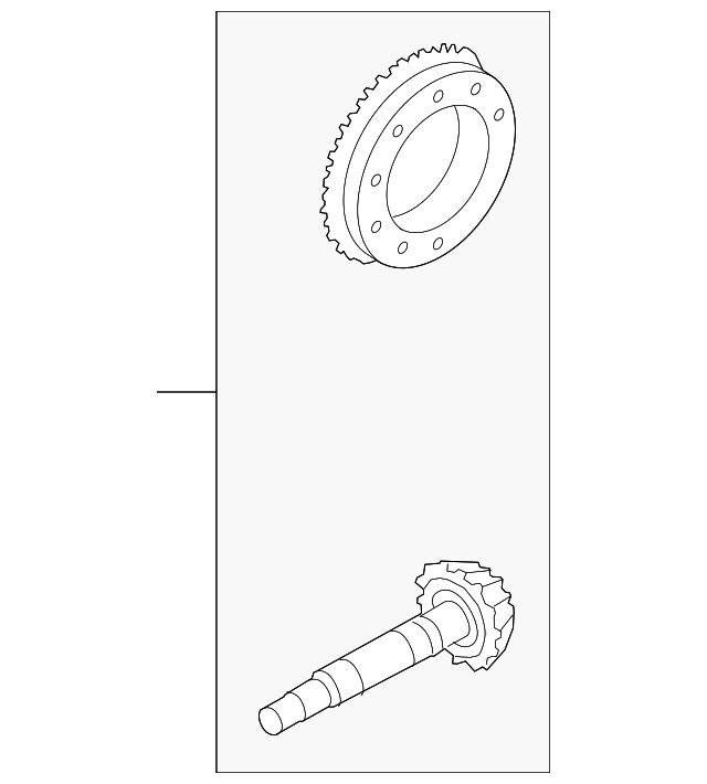 53030-3B600 Ring Pinion 2011-2016 Kia Sportage Kia Cheap Parts