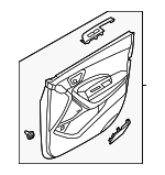 82308B8032UVY - Body: Door Trim Panel for Hyundai Image