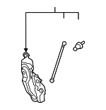 6891060061 - Body: Motor &amp; Linkage for Lexus: LX570 Image