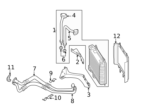 Engine Oil Cooler for 2011 Nissan GT-R #0