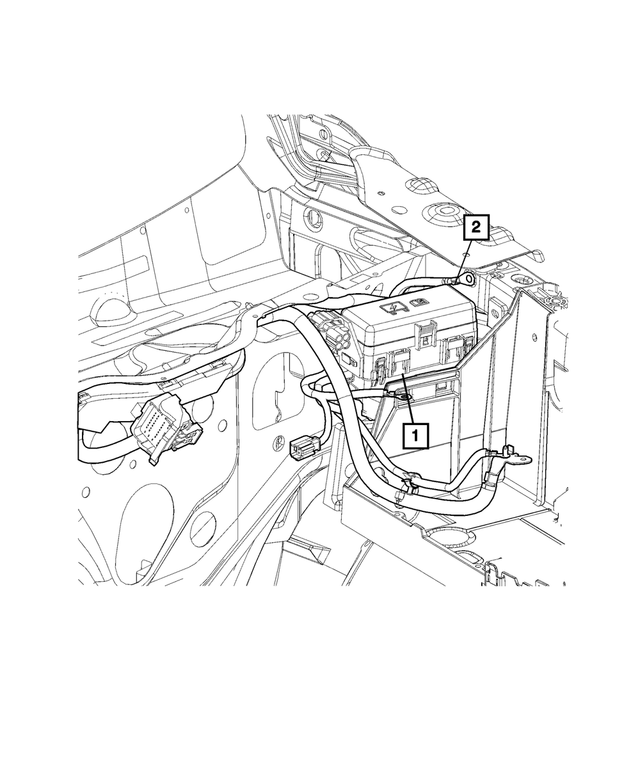 68044763AB - Electrical: Power Distribution Center Bracket for Mopar Image