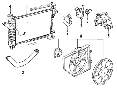 Cooling System for 2007 Ford Mustang #0