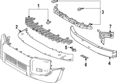 Bumper & Components - Front for 2025 Toyota Land Cruiser #2
