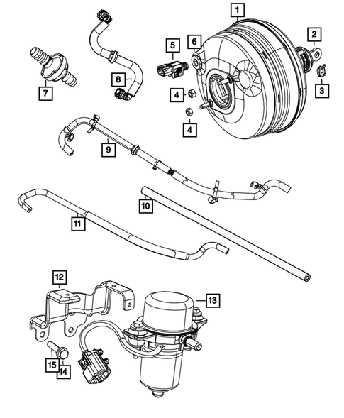 Power Brake Booster for 2021 Dodge Challenger #0