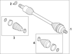 1N3501203D - Suspension: Axle Assembly for Volkswagen: ID. Buzz Image