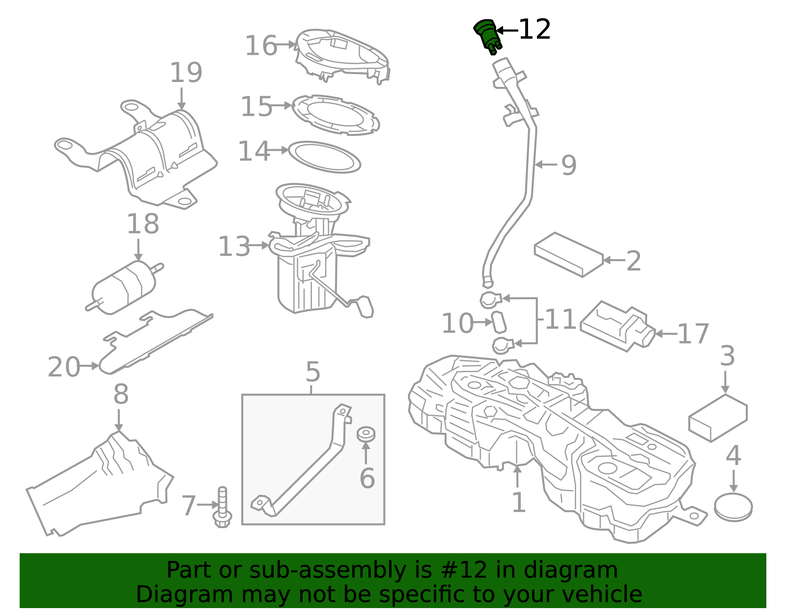 32324757 - High-Quality Filler Pipe for 2020-2024 Volvo XC60 ...