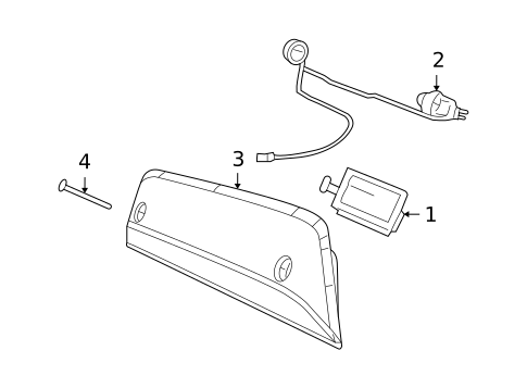 High Mount Lamps for 2017 Dodge Journey #0