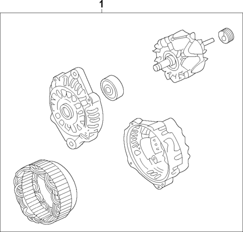 Alternator for 2021 Subaru Crosstrek #1